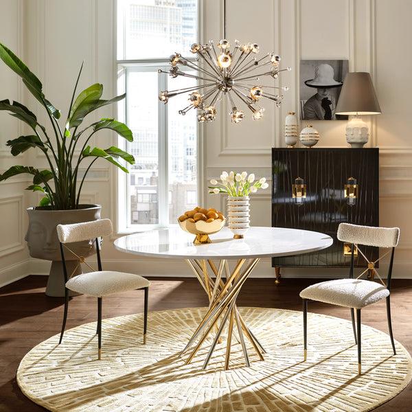 Jonathan Adler Sunburst Hand-Knotted Round Rug
