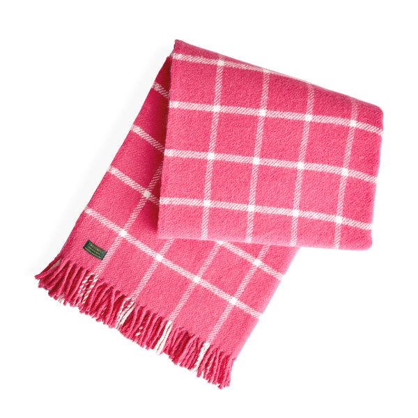 jonathan adler Tweedmille Wool Checkered Throw