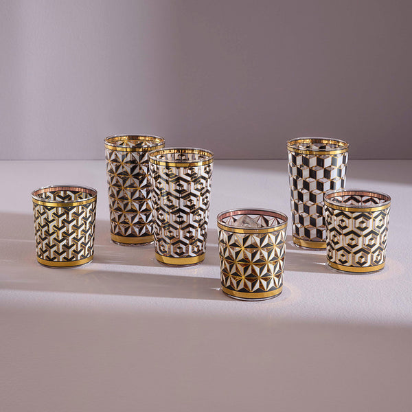 Jonathan Adler Versailles Highball Glassware Set