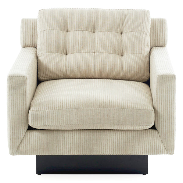 Jonathan Adler Wright Lounge Chair In Arthur Flax
