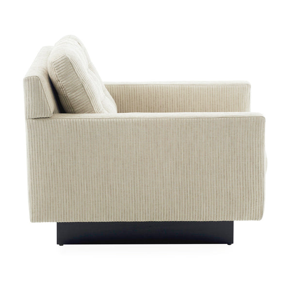 Jonathan Adler Wright Lounge Chair In Arthur Flax