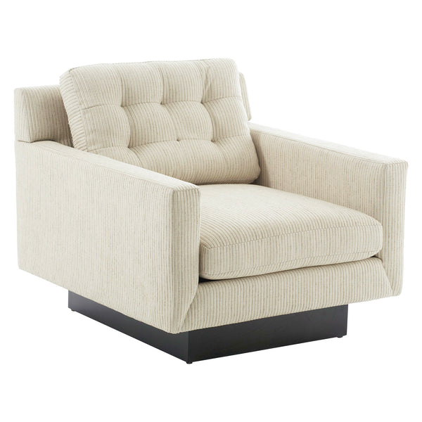 jonathan adler Wright Lounge Chair in Arthur Flax