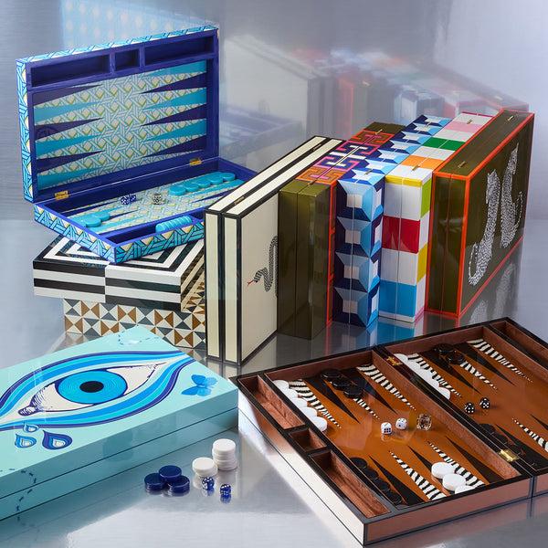 Jonathan Adler Zebra Backgammon Set