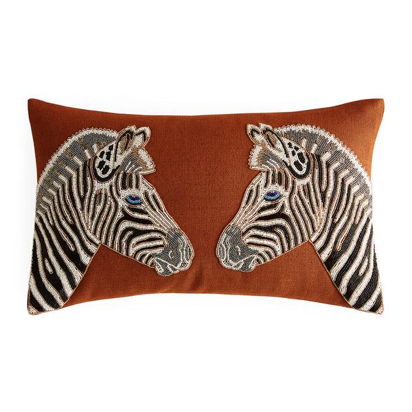 jonathan adler Zebra Beaded Pillow