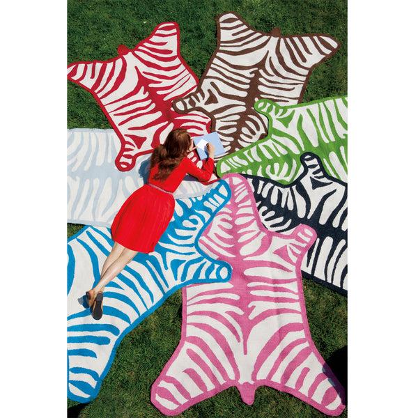 Jonathan Adler Zebra Flatweave Rug