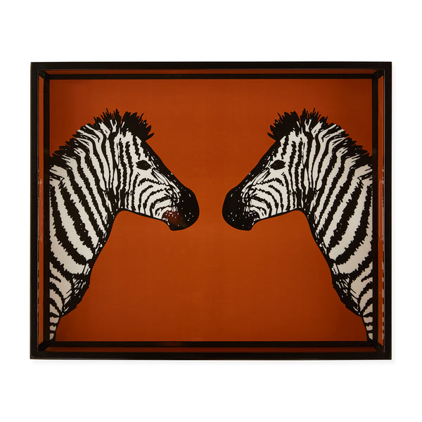 Jonathan Adler Zebra Lacquer Tray