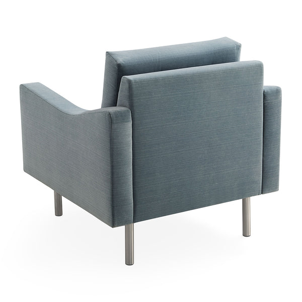 Jonathan Adler Marnie Lounge Chair In Valhalla Cerulean