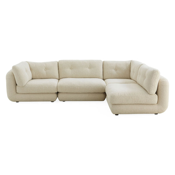 jonathan adler Pompidou 120" Modular Four-Piece Sectional