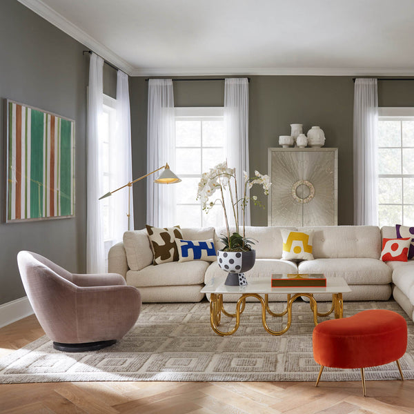 Jonathan Adler Pompidou 160" Modular Six-Piece Sectional