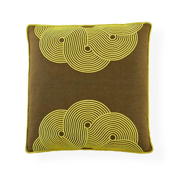 jonathan adler Pompidou Avocado Half Circles Pillow