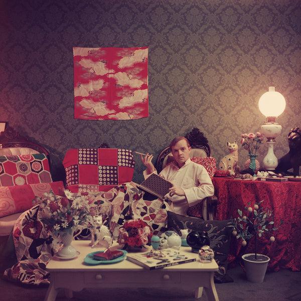 jonathan adler Slim Aarons “Capote at Home” Photograph