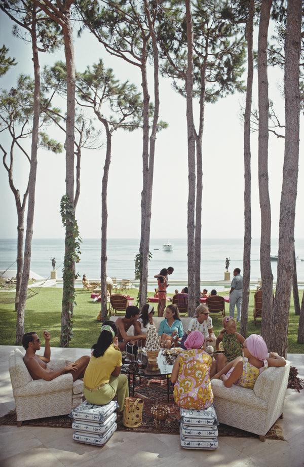 jonathan adler Slim Aarons "Marbella House Party" Photograph