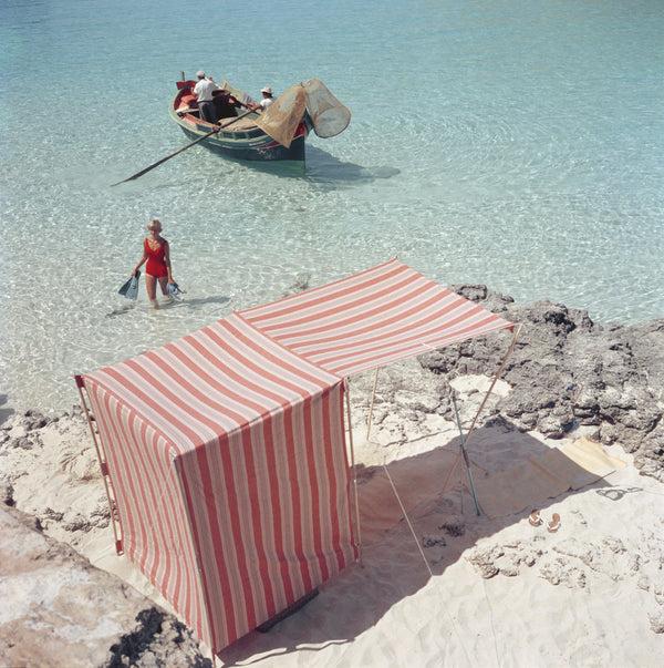 jonathan adler Slim Aarons "Marietine Birnie Blue Lagoon" Photograph
