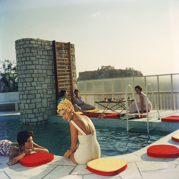 jonathan adler Slim Aarons “Penthouse Pool” Photograph
