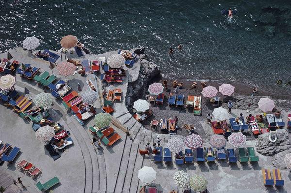 jonathan adler Slim Aarons "Positano Beach" Photograph