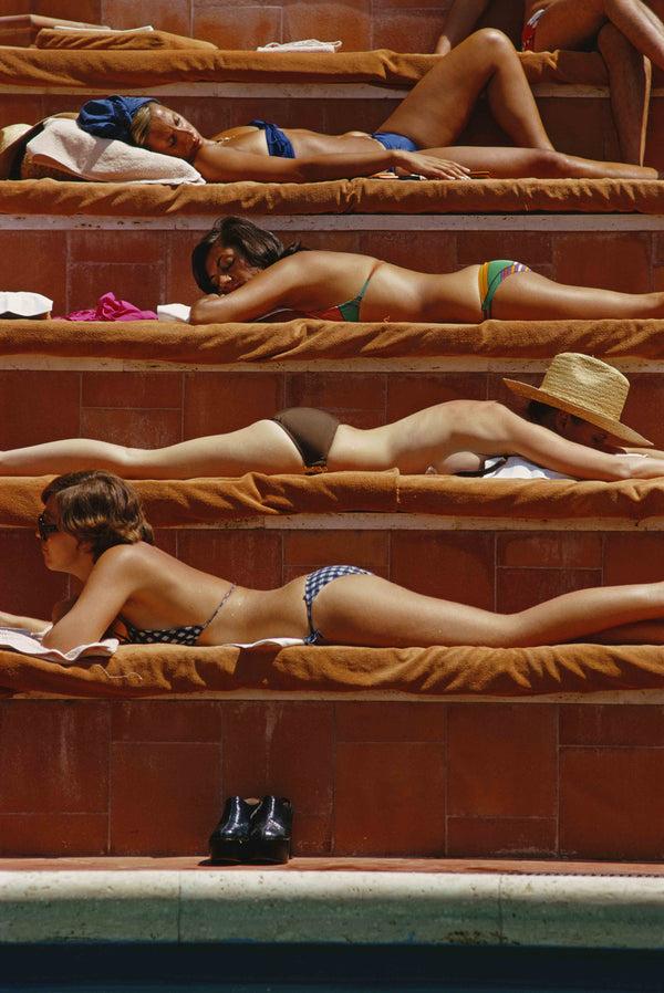 jonathan adler Slim Aarons "Sunbathing in Capri" Photograph
