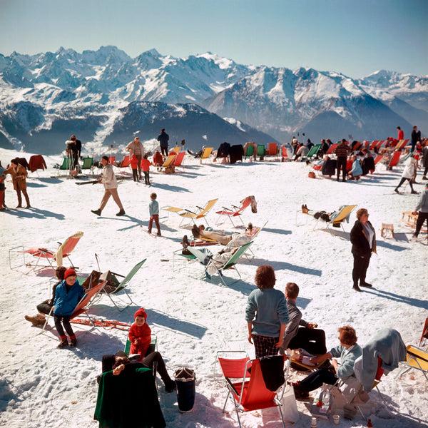 jonathan adler Slim Aarons “Verbier Vacation” Photograph