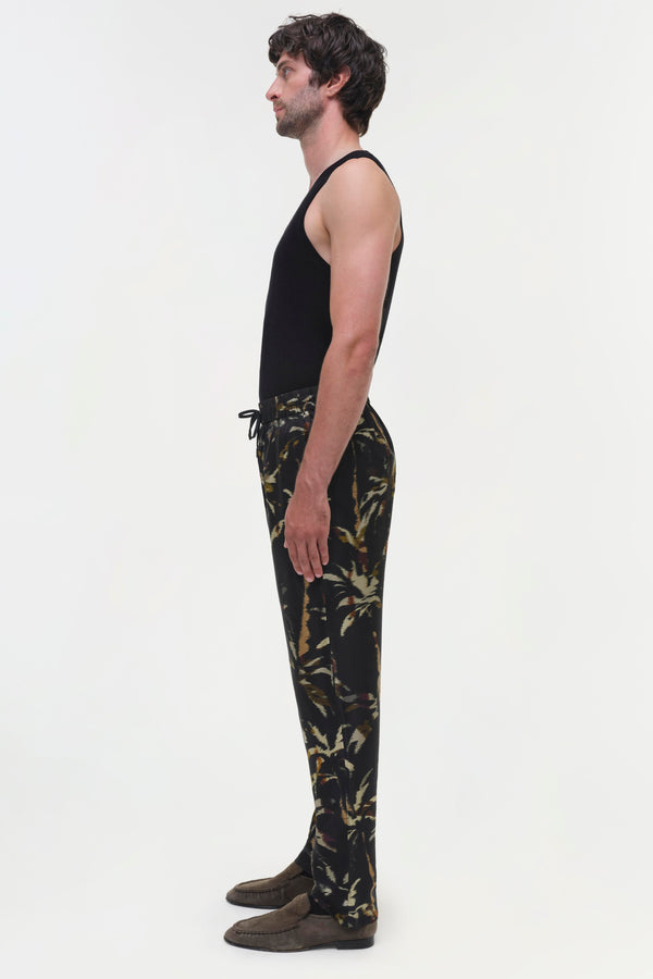 Jonathan Simkhai Allister Pants WINDSWEPT PALM PRINT