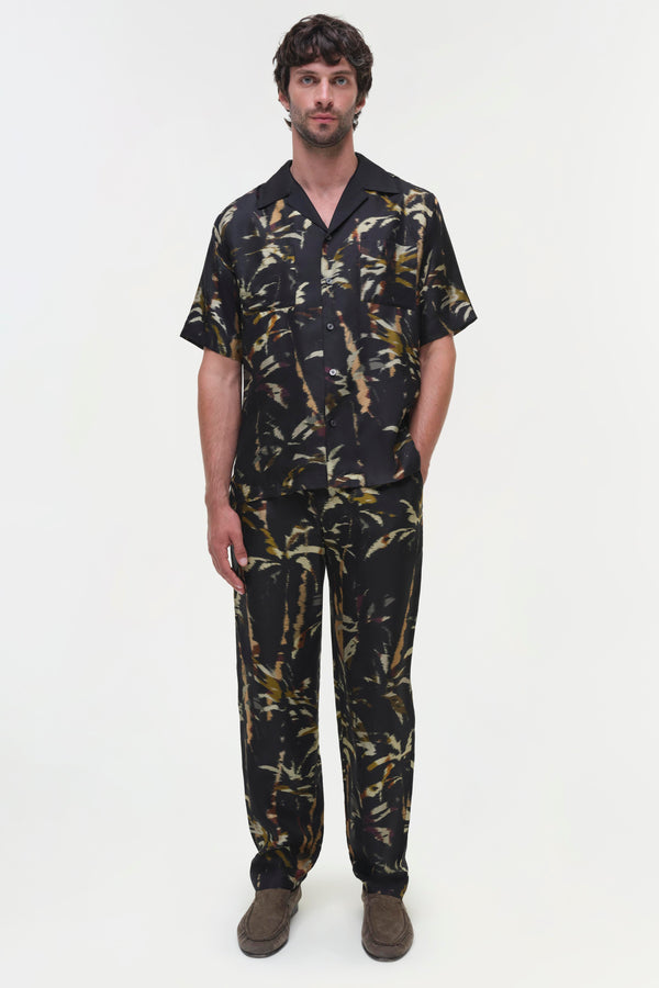 jonathan simkhai Allister Pants WINDSWEPT PALM PRINT