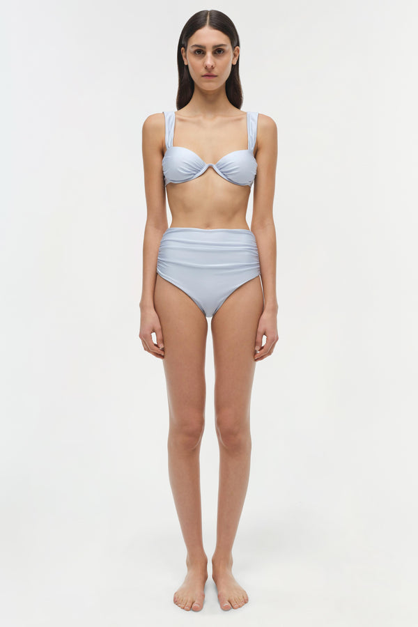 jonathan simkhai Anniston Bikini Top PERIWINKLE SKY