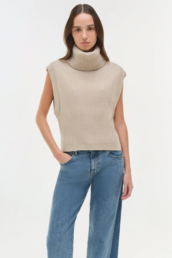 Jonathan Simkhai Atlas Straight Leg Jean CONEY ISLAND CLEARWATER