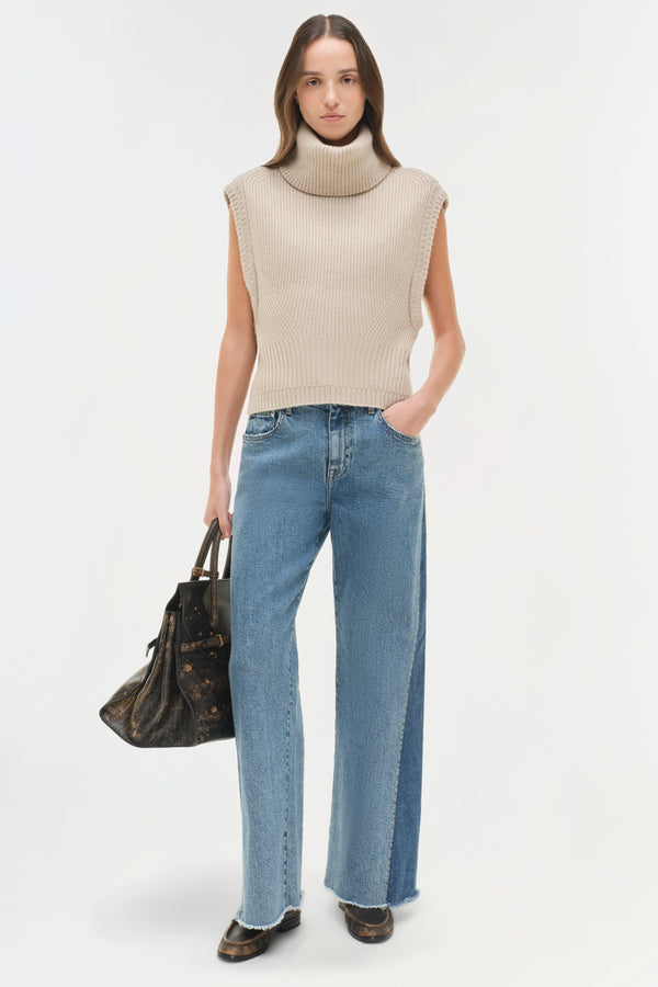 jonathan simkhai Atlas Straight Leg Jean CONEY ISLAND CLEARWATER