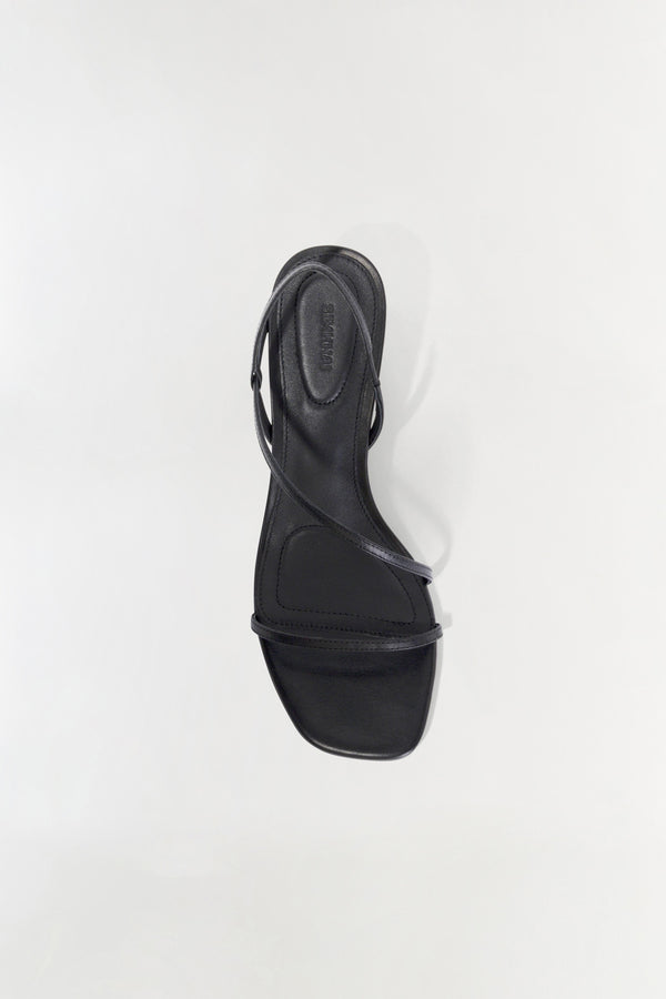 Jonathan Simkhai Bridget Shell Wedge Sandal BLACK GOLD