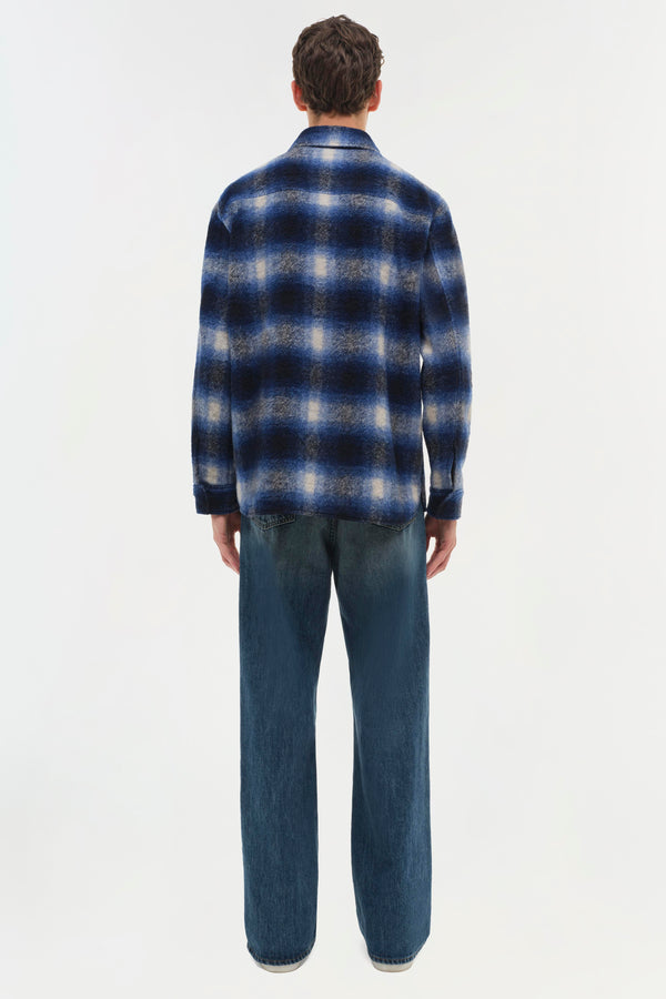 Jonathan Simkhai Caleb Jacket CHARCOAL GRANITE PLAID