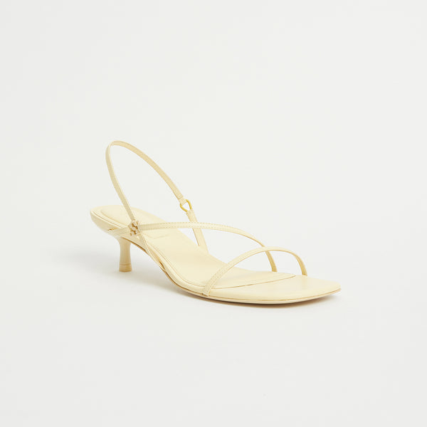 Jonathan Simkhai Cedonia Kitten Heel Sandal BUTTERCREAM