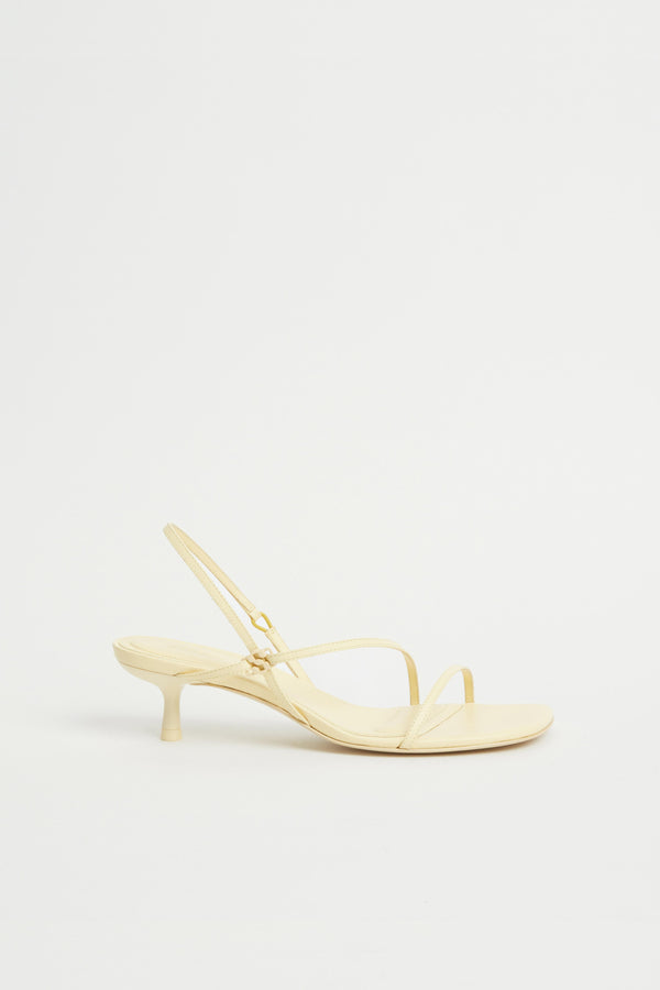 jonathan simkhai Cedonia Kitten Heel Sandal BUTTERCREAM