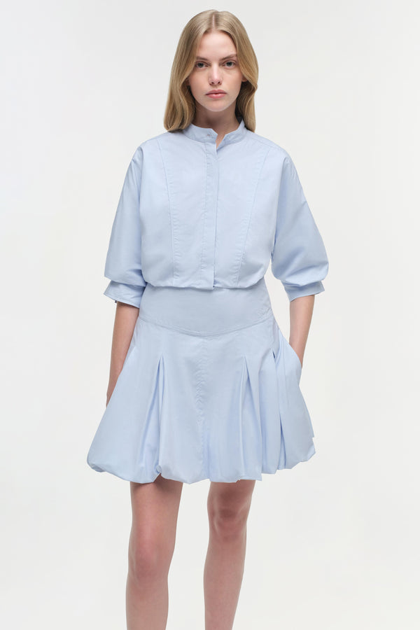 Jonathan Simkhai Effie Cotton Mini Dress French Blue