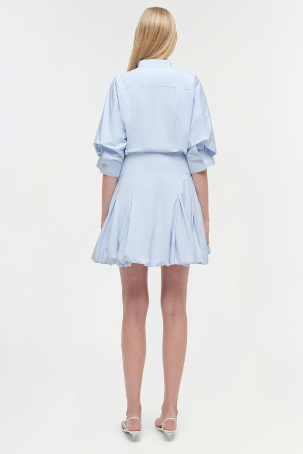 Jonathan Simkhai Effie Cotton Mini Dress French Blue