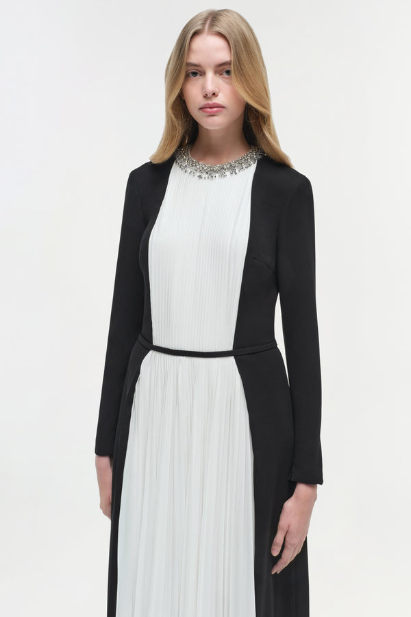 Jonathan Simkhai Esther Embellished Midi Dress IVORY MULTI