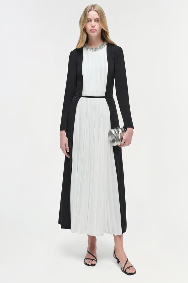 Jonathan Simkhai Esther Embellished Midi Dress IVORY MULTI