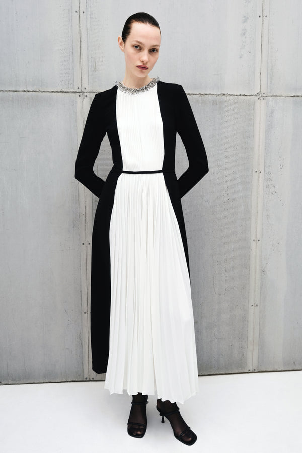 jonathan simkhai Esther Embellished Midi Dress IVORY MULTI