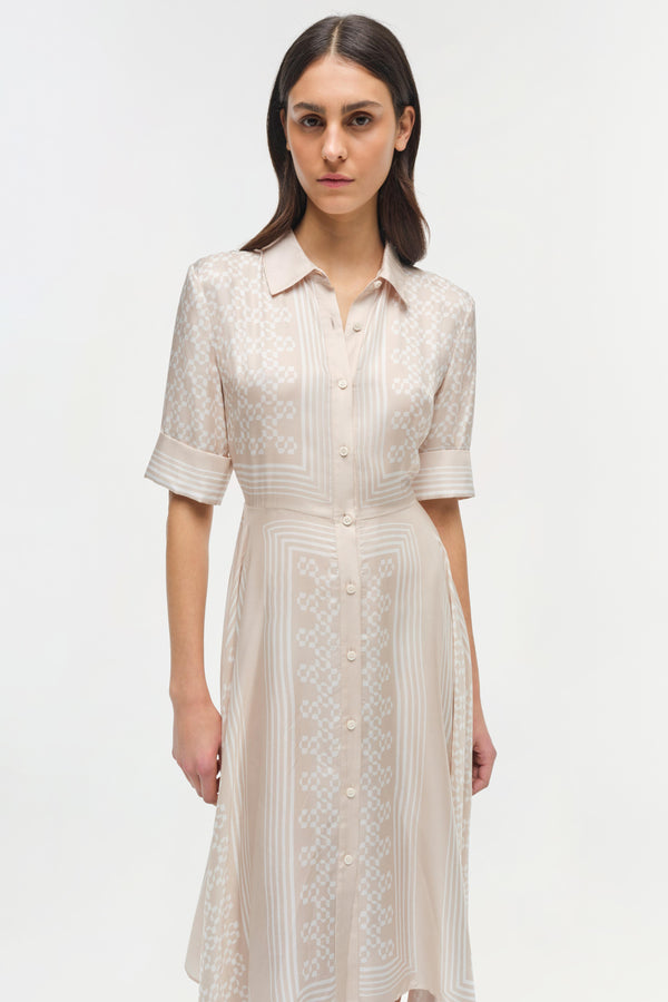 Jonathan Simkhai Abrielle Midi Dress SAND