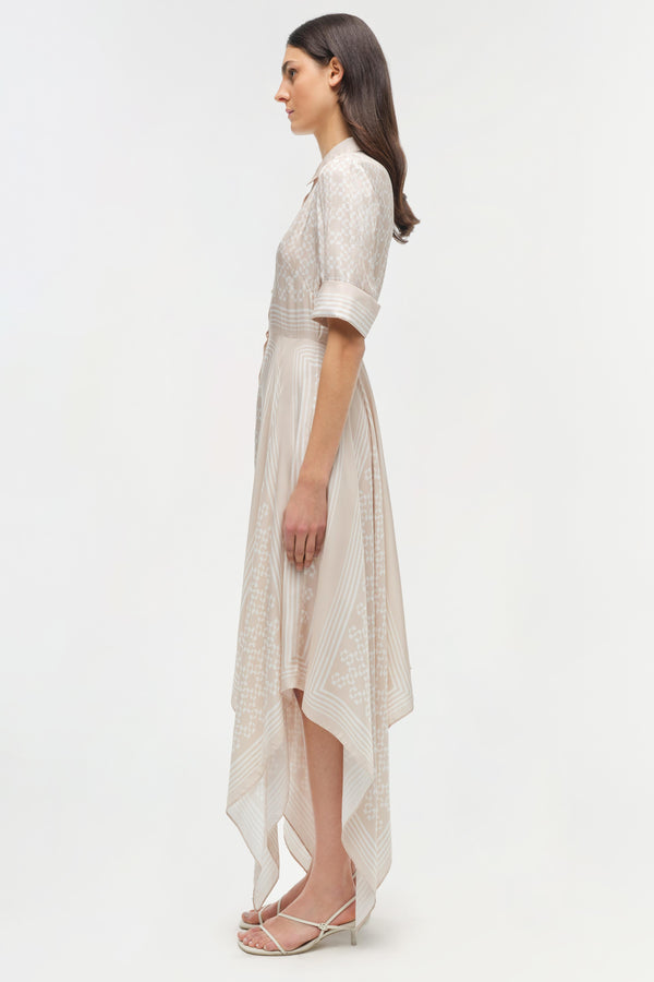 Jonathan Simkhai Abrielle Midi Dress SAND