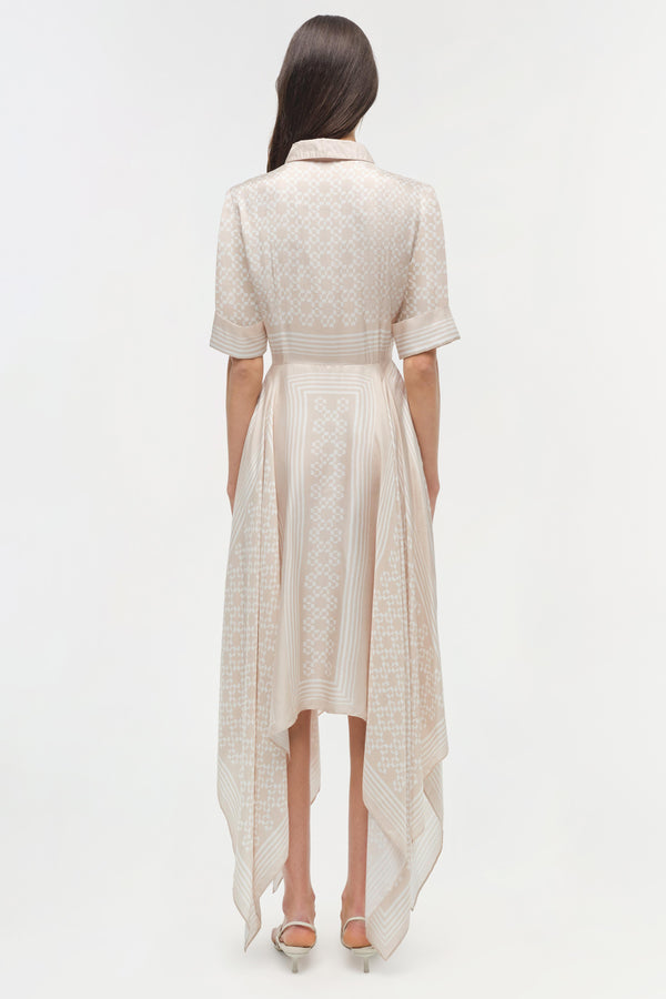 Jonathan Simkhai Abrielle Midi Dress SAND