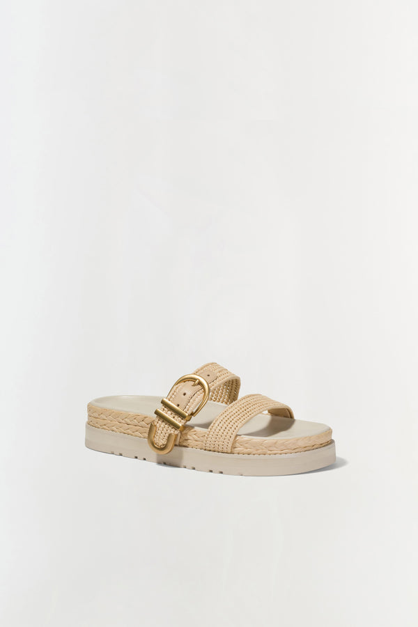 Jonathan Simkhai Aida Raffia Sandal NATURAL