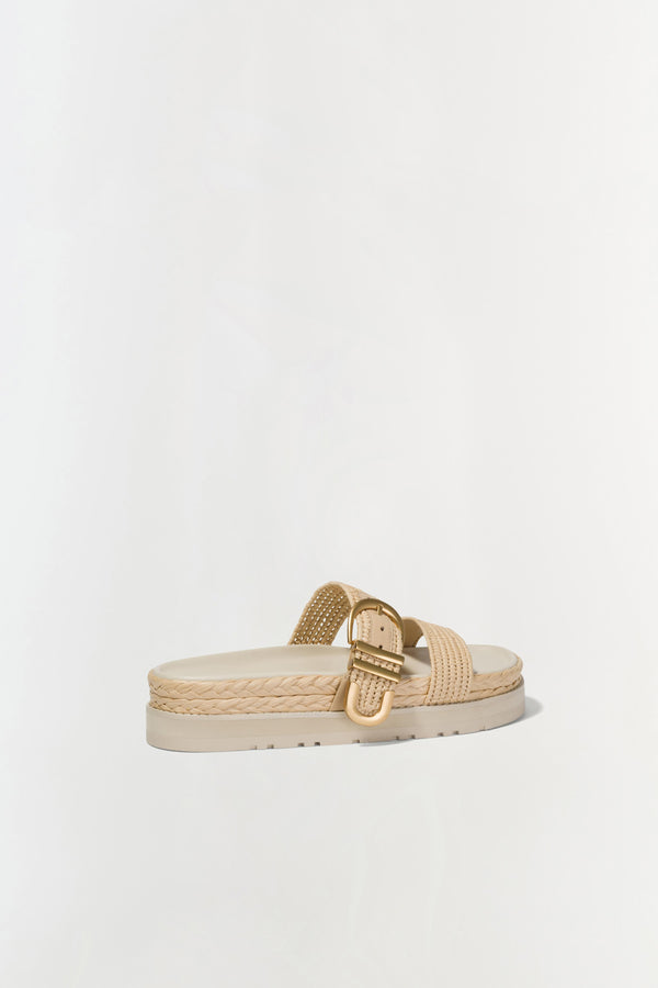 Jonathan Simkhai Aida Raffia Sandal NATURAL