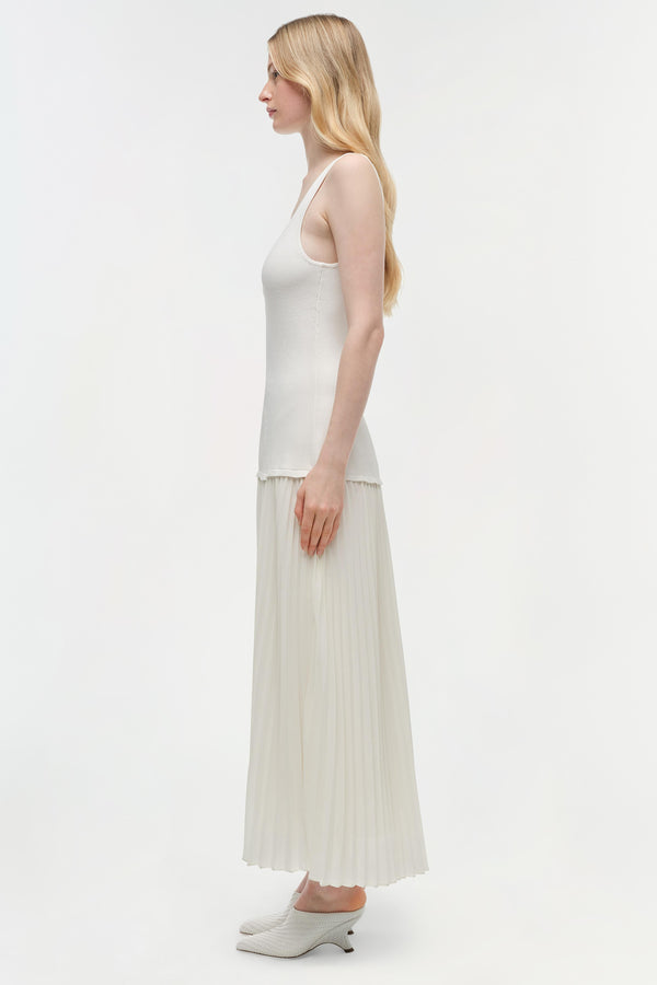 Jonathan Simkhai Allana Midi Dress Ivory
