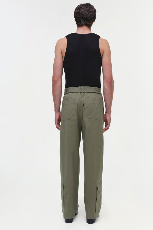 Jonathan Simkhai Alvin Cargo Pants SPRING OLIVE