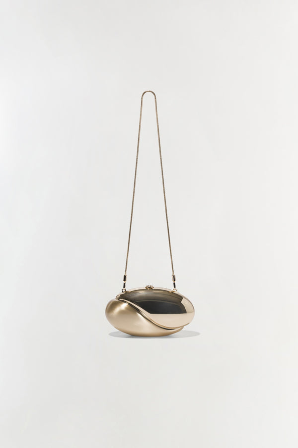 Jonathan Simkhai Ameera Clutch GOLD