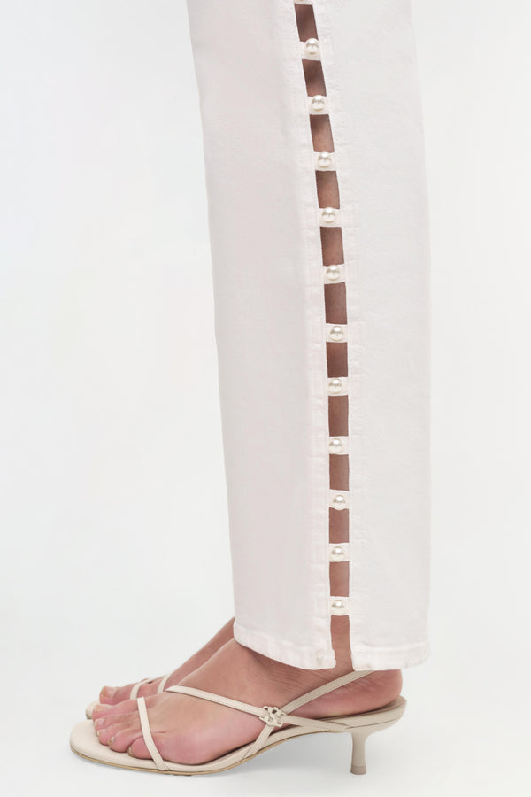 Jonathan Simkhai Amelia Denim Ivory