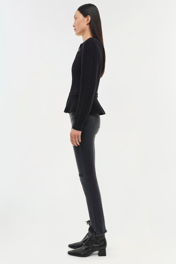 Jonathan Simkhai Andi Jacket BLACK