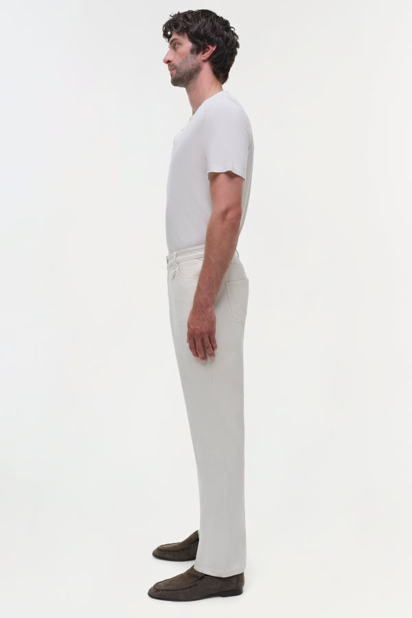 Jonathan Simkhai Ardie Wide Leg Jean CREAM