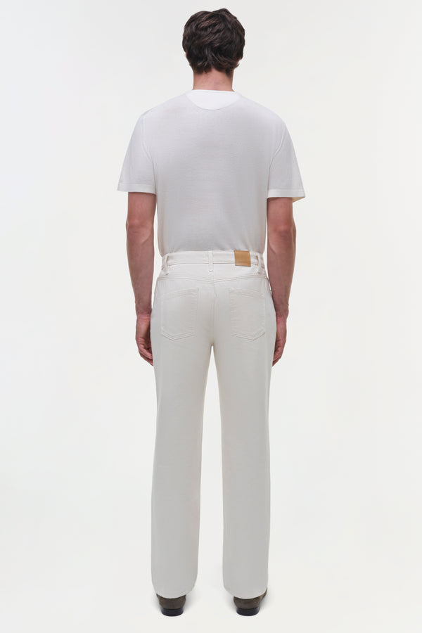 Jonathan Simkhai Ardie Wide Leg Jean CREAM