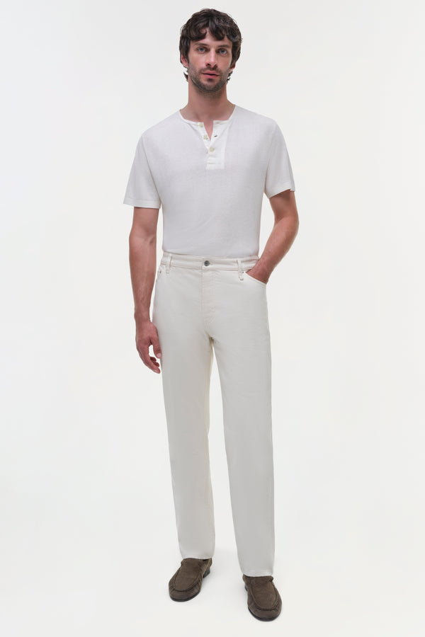 jonathan simkhai Ardie Wide Leg Jean CREAM