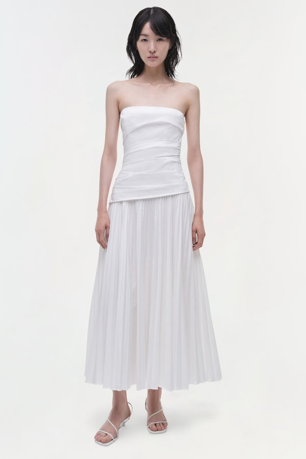jonathan simkhai Arie Dress WHITE