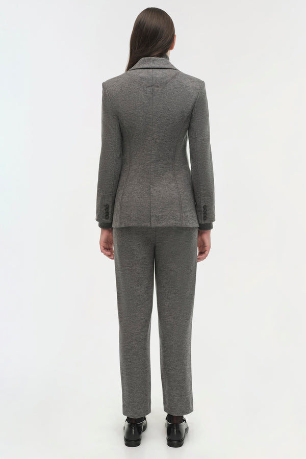 Jonathan Simkhai Auden Blazer WARM GRAY